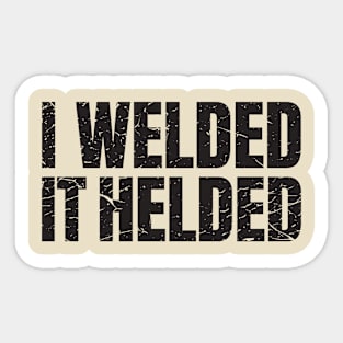 welder Sticker